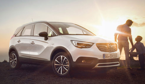 Opel Crossland X con los pacientes de discapacidad