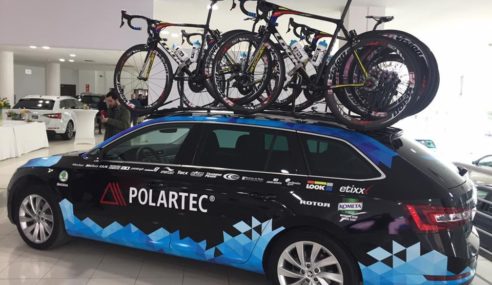 ŠKODA con los equipos de la Fundación Alberto Contador