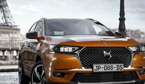 DS 7 Crossback con suspensión que lee la carretera