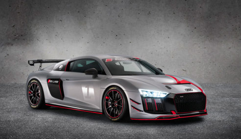 AUDI R8 LMS GT4 preparado para la competición