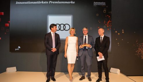 Audi la marca más innovadora en el Automotive Innovations Award 2017