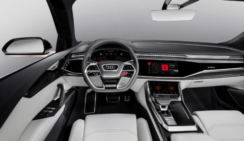 Audi muestra el sistema Android integrado en el Audi Q8 Sport Concept