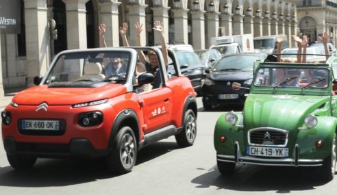 Descubrir París con el Citroën e-Mehari