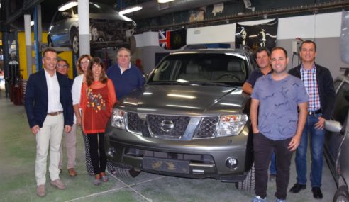 Nissan dona un Pathfinder al Centro CEIR-ARCO Villarroel