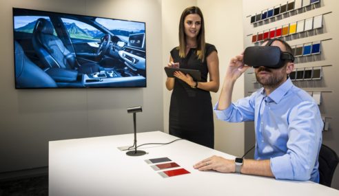 AUDI utiliza realidad virtual en sus concesionarios