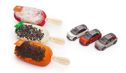 Edición Limitada de Helados By Jordi Roca basados e el Citroën C3 Aircross