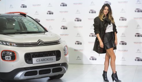 Laura M. Flores madrina del nuevo Citroën C3 Aircross