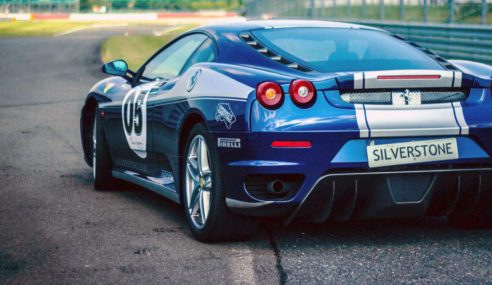 Beautiful blue Firelli Car is about to smoke you