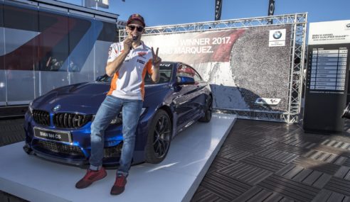 Quinta victoria de Márquez en el BMW M Award