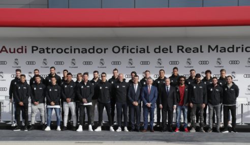 Los jugadores del Real Madrid escogen sus AUDI