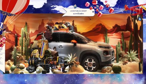 El Citroën C3 Aircross celebra la Navidad en París