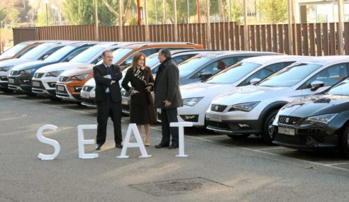 SEAT dona 20 coches a la Consejería de Educación de la Junta de CyL