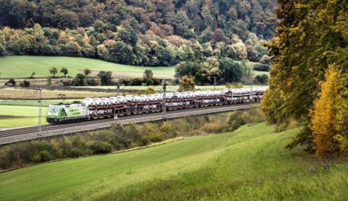 El transporte ferroviario para AUDI AG en Alemania está libre de emisiones de CO2