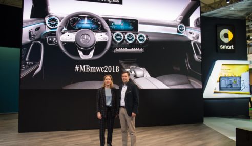 Mercedes Benz en el Mobile World Congress