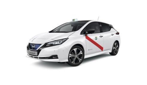 Nissan LEAF homologado para taxi en Madrid y BCN