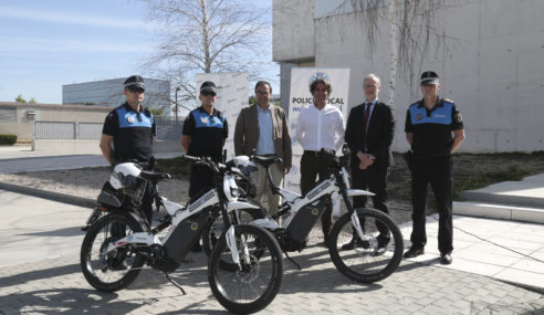 La Policia Local de Leganés va en Bultaco