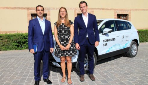 Telefónica y SEAT han presentado hoy el primer caso de uso dentro del marco del proyecto Ciudades Tecnológicas 5G en Segovia