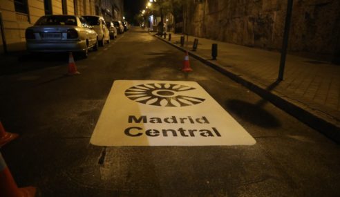 Los parking de Madrid Central disminuyen su ocupación un 40%