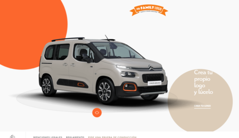 Crea tu logo con el Citroën Berlingo