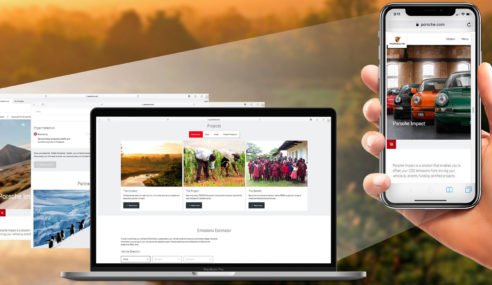 Porsche Impact, el calculador de emisiones de Porsche
