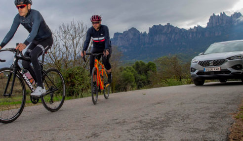 SEAT, el coche que vela por la seguridad de los ciclistas