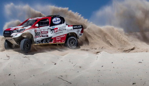 3 Toyota Hilux van a participar en el Rally Dakar 2019