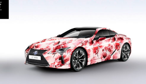 Lexus convoca el concurso ART CAR-LC 500h en Redes Sociales