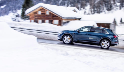 AUDI electrifica el Foro Mundial en Davos