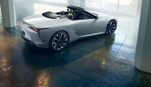 Lexus LC descapotable Concept asombra en el Salón de Detroit 2019