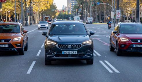 Los tres SUV de SEAT ruedan juntos por primera vez