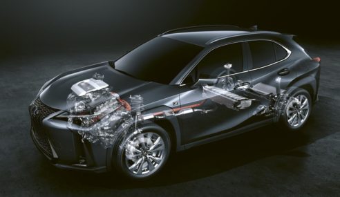 Sistema autorrecargable para el Lexus UX 250h