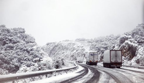 La DGT recomienda evitar carreteras por el tercio norte de España