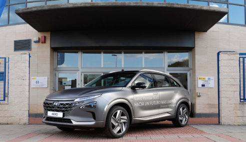 Hyundai Nexo primer vehículo eléctrico de pila de combustible de hidrógeno matriculado en España