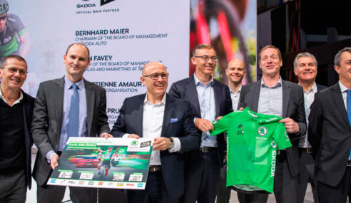 Skoda sigue apoyando el ciclismo con su compromiso  con el Tour de Francia y La Vuelta