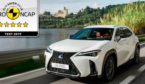 Lexus UX250h 5 estrellas euroNCAP