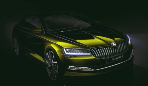 ŠKODA revela un boceto del nuevo ŠKODA SUPERB