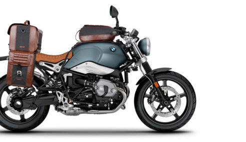 BMW R Nine T con nueva colección de bolsas SR Café Racer