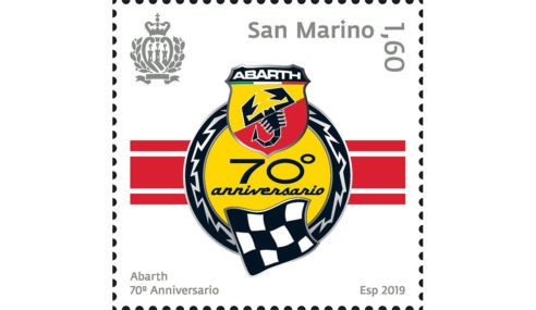 El 70 Aniversario de Abarth en sello conmemorativo