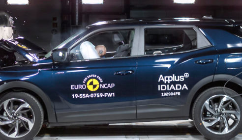 Ssangyong Korando 5 Estrellas en seguridad Euro NCAP