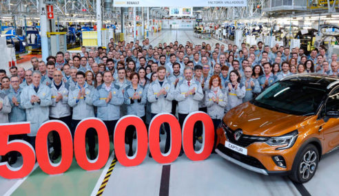 Renault Captur 6 años y 1.500.000 de uds. fabricadas en Valladolid