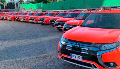 Mitsubishi Outlander PHEV vehículo del Consorcio Provincial de Bomberos de Valencia