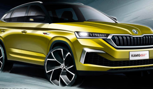 ŠKODA revela unos bocetos del nuevo ŠKODA KAMIQ GT