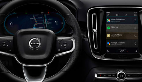 Nuevo sistema de infoentretenimiento en el Volvo XC40