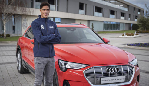 AUDI entrega sus nuevos coches a los jugadores del Real Madrid