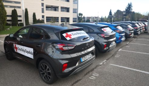 Ford España cede su flota de vehículos a la Cruz Roja