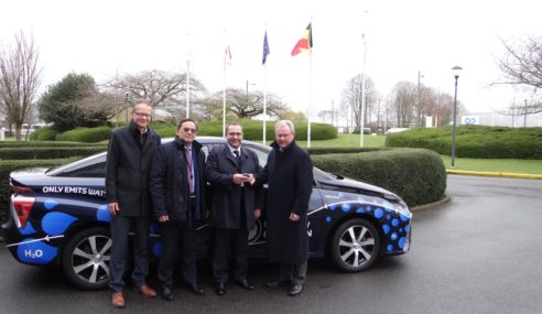 Parlamento Europeo incorpora el Toyota Mirai a su flota