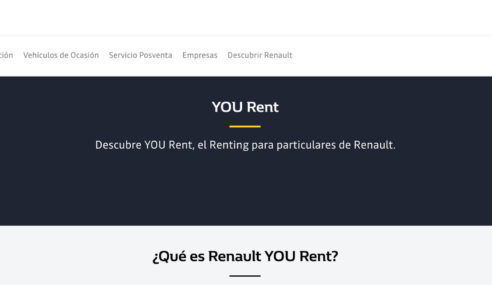 YOU RENT, el Renting de Particulares de Renault