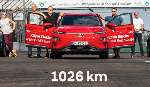 Hyundai Kona eléctrico,  1.026 km de autonomía