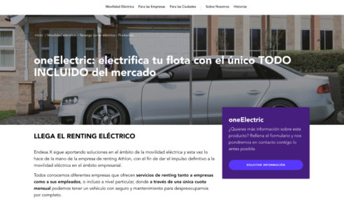 OneElectric, único renting eléctrico del mercado